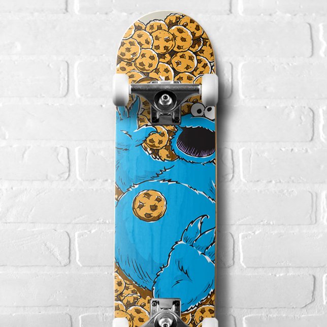 Skateboard Galleta Monster Vintage y Galletas (Subido por el creador)