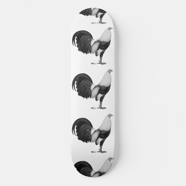 Skateboard Gallo Gris Duckwing (Anverso)