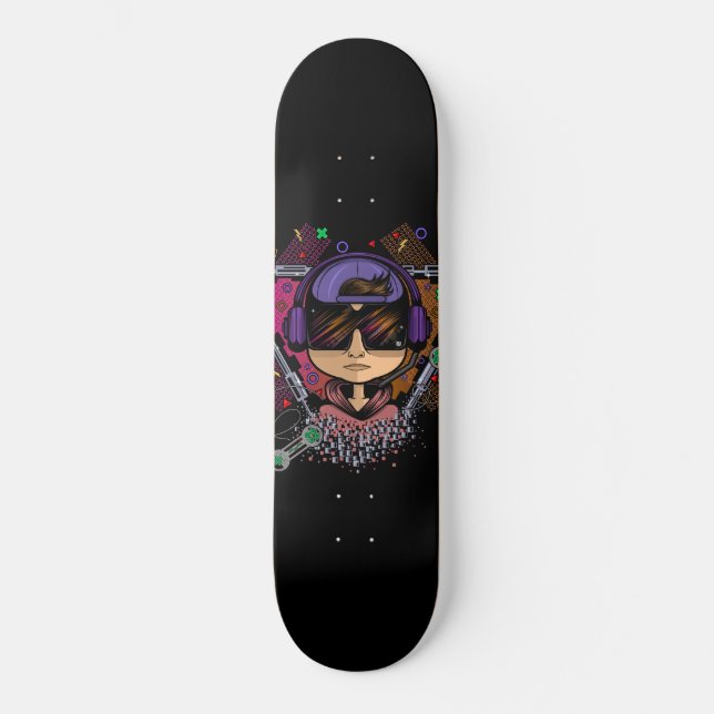 Skateboard Gamer Boy (Anverso)