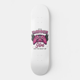 Skateboard Gamer Girl design