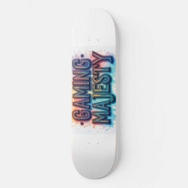 Skateboard Gaming Majesty (Anverso)