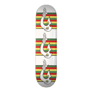 Skateboard Gancho de pescados hawaiano tribal