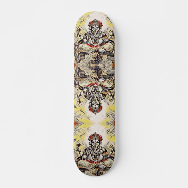 Skateboard Ganesha Indie Slide Element Personalizado Pro Park (Anverso )