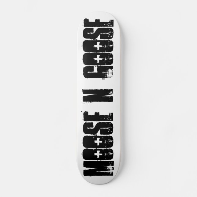 Skateboard ganso de los alces N (Anverso)