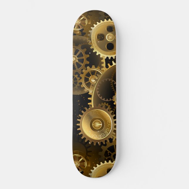 Skateboard Gases de bronce de vapor sin soldadura (Anverso)