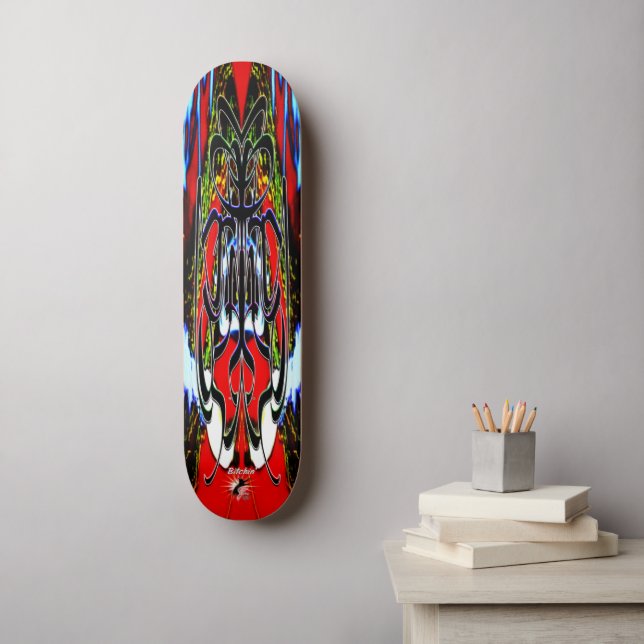 Skateboard Gatito Pro genial (Arte de la pared)