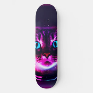 Skateboard gato astronauta
