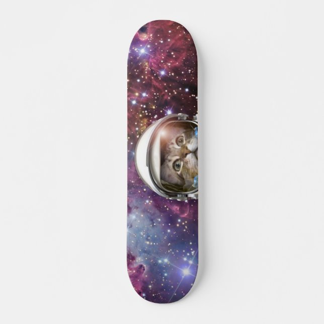 Skateboard Gato cosmonauta (Anverso )