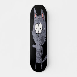 Skateboard Gato dando miniaturas
