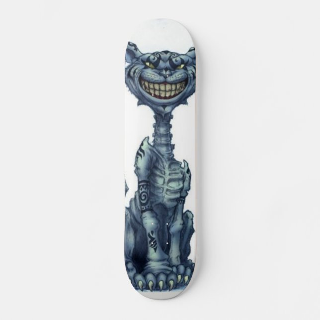 Skateboard gato de Cheshire (Anverso)