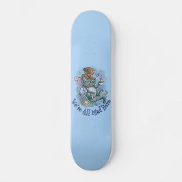 Skateboard Gato de Cheshire Azul
