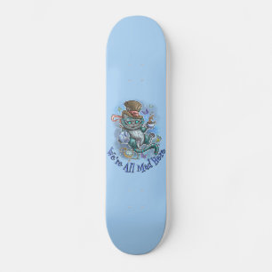 Skateboard Gato de Cheshire Azul