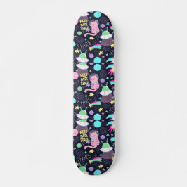 Skateboard Gato de espacio
