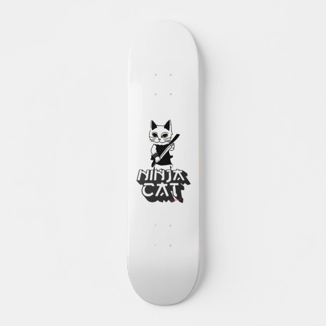 Skateboard Gato de Ninja T-Shirt Hoodie (Anverso )