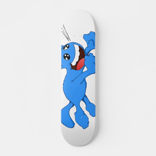 Skateboard gato de salto (Anverso )