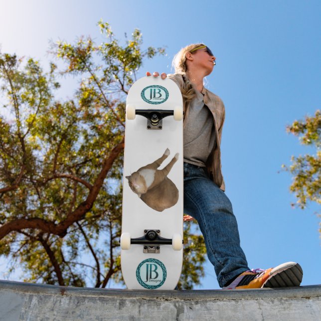 Skateboard Gato de Sol Boca Abajo (Exterior 1)