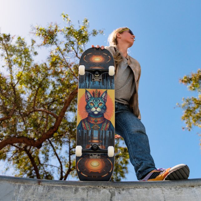 Skateboard Gato espacial (Exterior 1)