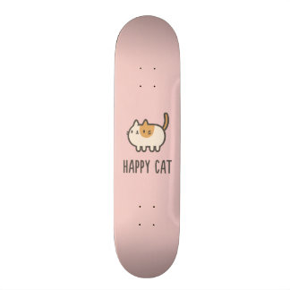 Skateboard Gato feliz