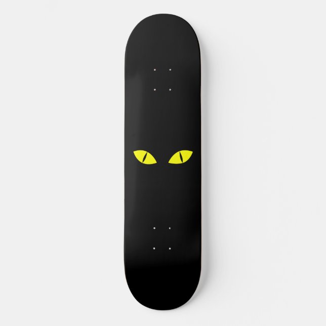Skateboard Gato negro (Anverso)