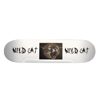 Skateboard "¡GATO SALVAJE" ¡Impresionante Skateboard!