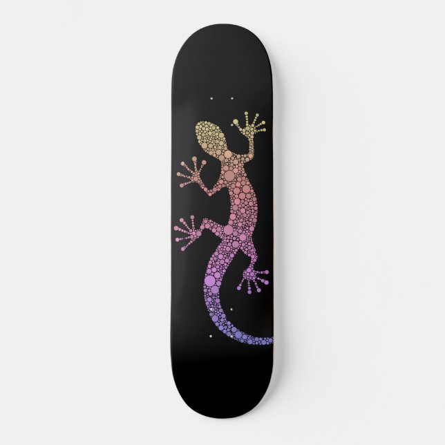 Skateboard Gecko (Anverso)
