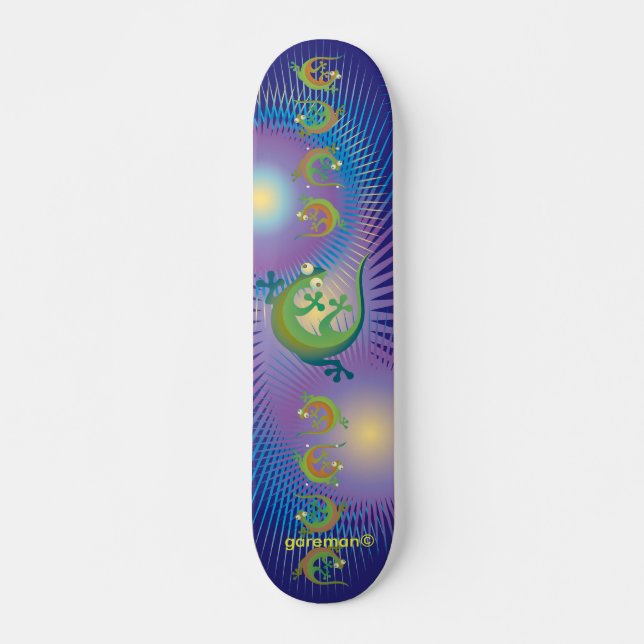 Skateboard gecko3 (Anverso )