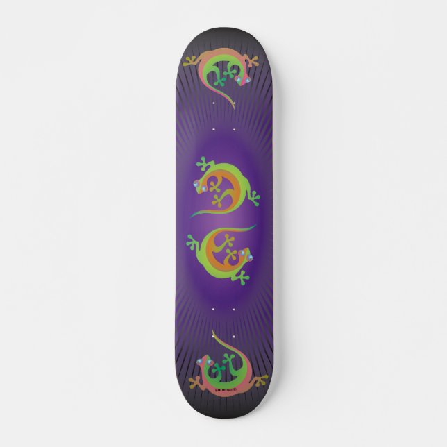 Skateboard gecko4 (Anverso )