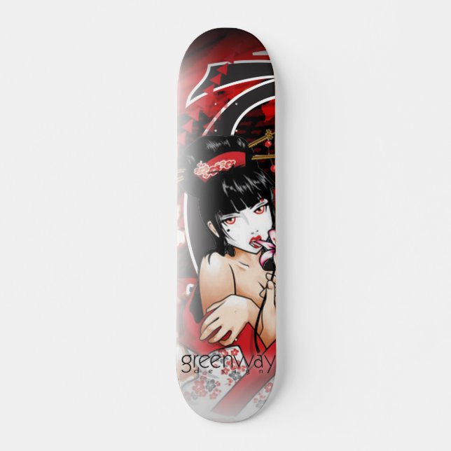Skateboard Geisha de GD (Anverso )