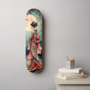 Skateboard Geisha Japonesa