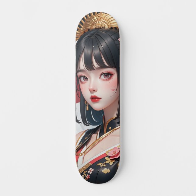 SKATEBOARD GEISHA PIRATE 1 (Anverso)