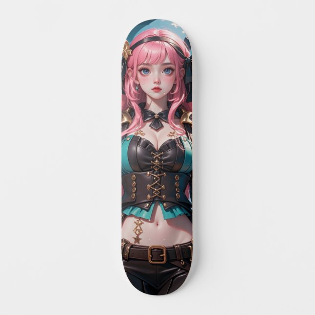 SKATEBOARD GEISHA PIRATE 2 (Anverso)