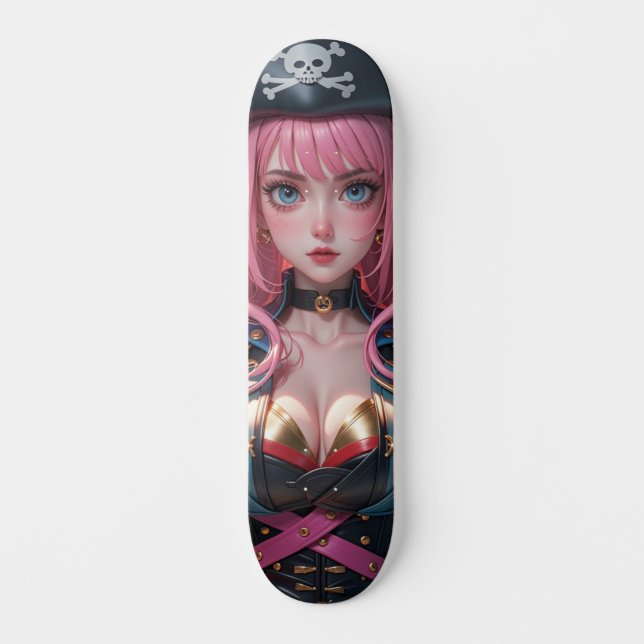 SKATEBOARD GEISHA PIRATE 3 (Anverso)