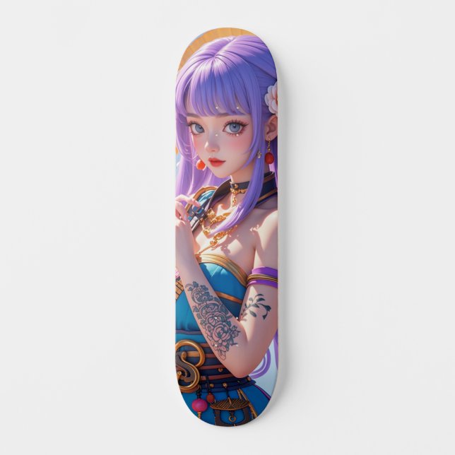 SKATEBOARD GEISHA PIRATE 8 (Anverso)