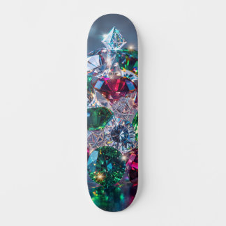 Skateboard Gemas y joyas brillantes