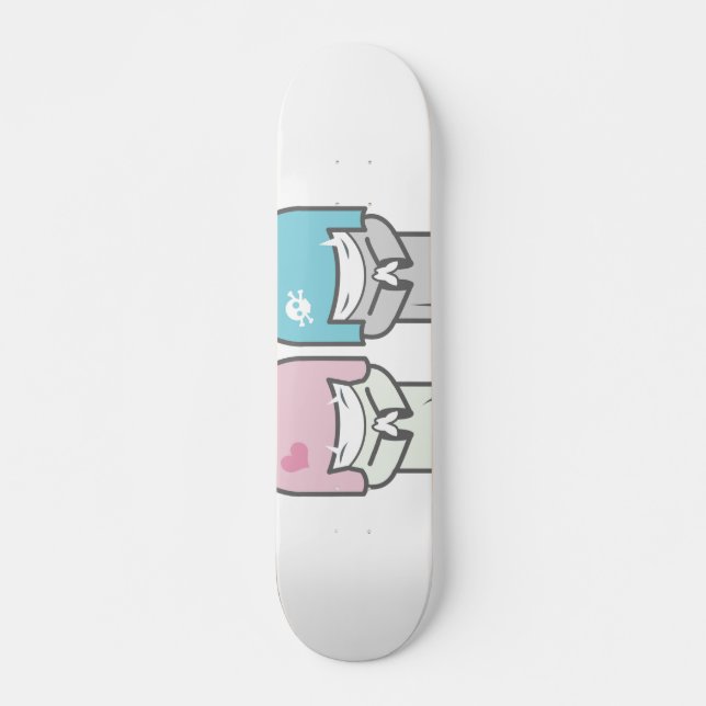 Skateboard gemelos malvados (Anverso )