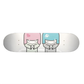 Skateboard gemelos malvados