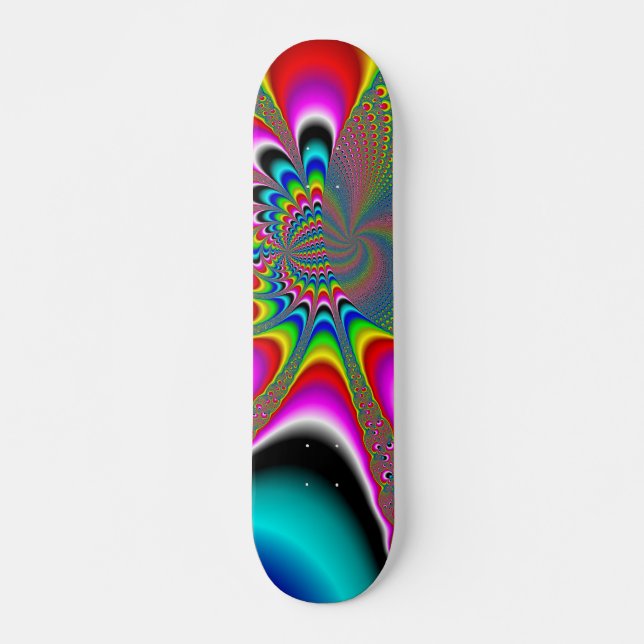 Skateboard Generador arcoiris - Fractal (Anverso )