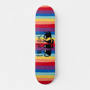 Skateboard Gente Asquerosa Gatos Negros Divertidos Maullantes