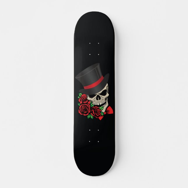 Skateboard Gentleman Skull (Anverso )