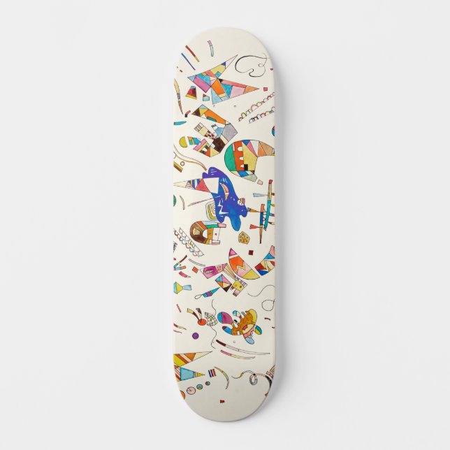 Skateboard Geometría biomórfica | Wassily Kandinsky | (Anverso)