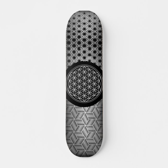 Skateboard geometric negative skate (Anverso )