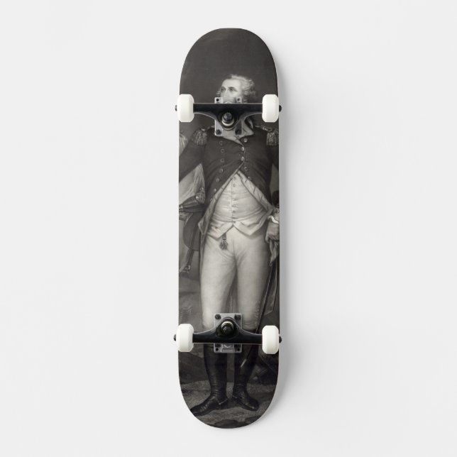 Skateboard George Washington en Trenton (Anverso)