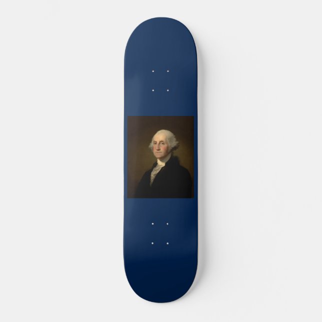 Skateboard George Washington primer presidente americano por  (Anverso)