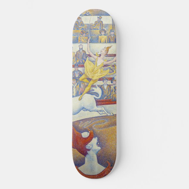 Skateboard Georges Seurat - El circo (Anverso)