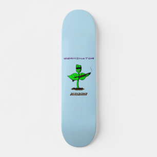 Skateboard Germinator cyborg personalizado divertido