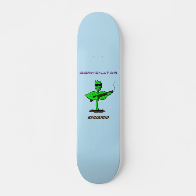 Skateboard Germinator cyborg personalizado divertido (Anverso )