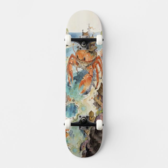 Skateboard Giant Crab Island Village (Anverso)