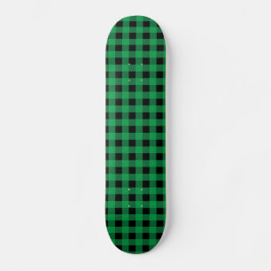 Skateboard Ginham Green y Black