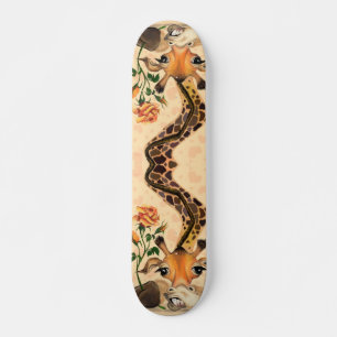Skateboard Giraffe romántica - Caballero - Gracioso -
