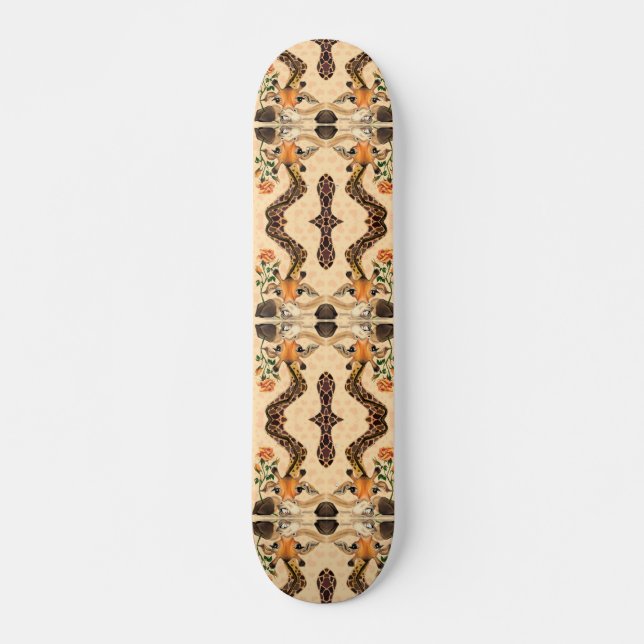 Skateboard Giraffe romántica - Caballero - Gracioso (Anverso )